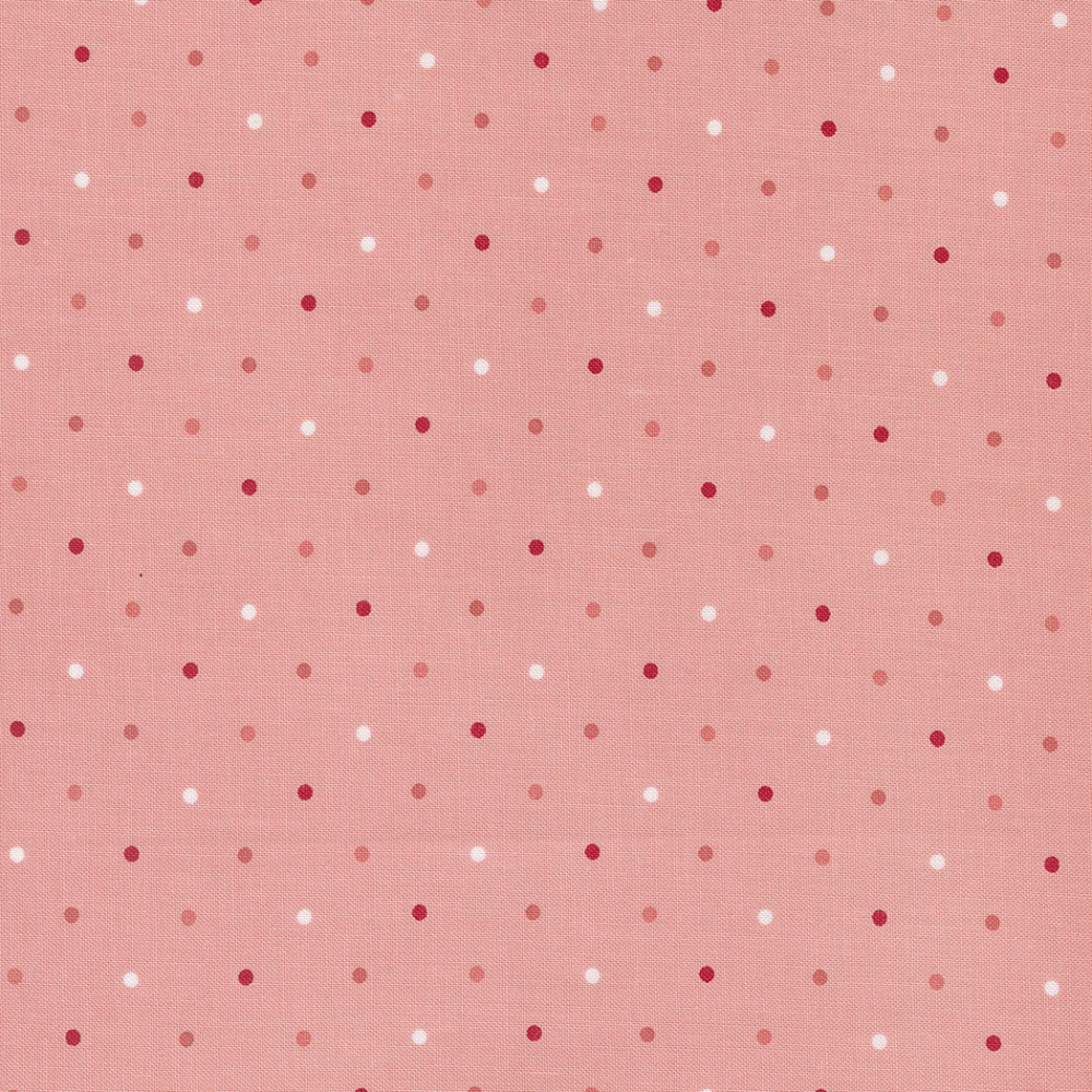 Magic Dot - prikker på rosa - Stoffdronning.no